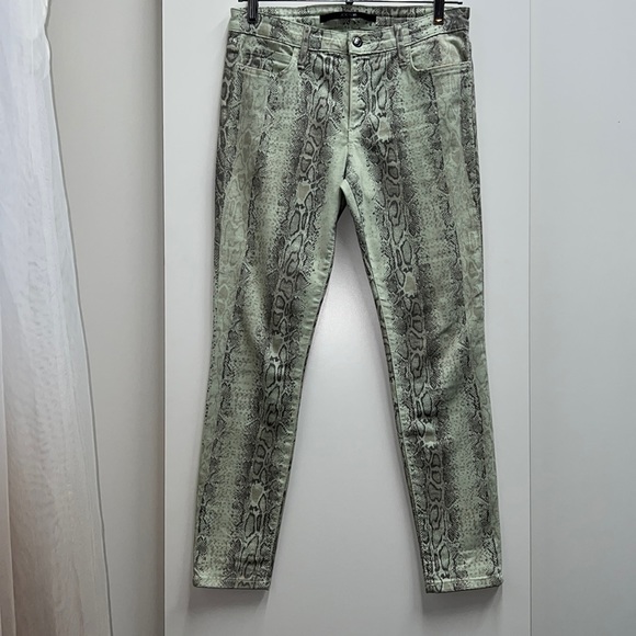 Joe's Jeans Snake Print Skinny Jeans - Gray - Picture 5 of 15